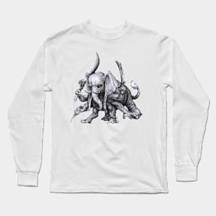 elephant warrior - Ganesh Inspo Long Sleeve T-Shirt
